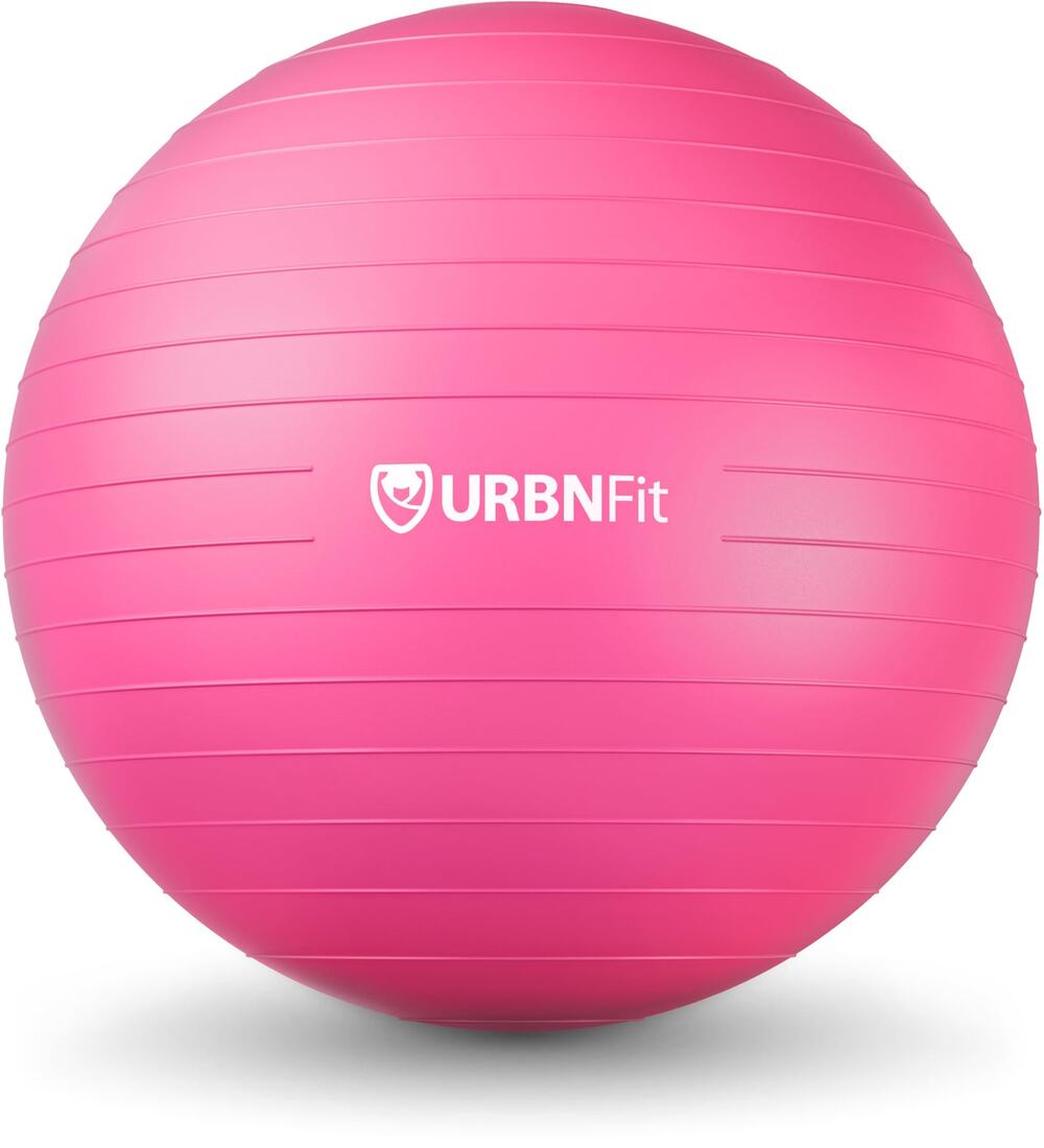 NWT URBNFit Exercise Ball Yoga Stability Balance Ball Pink 26 Inch